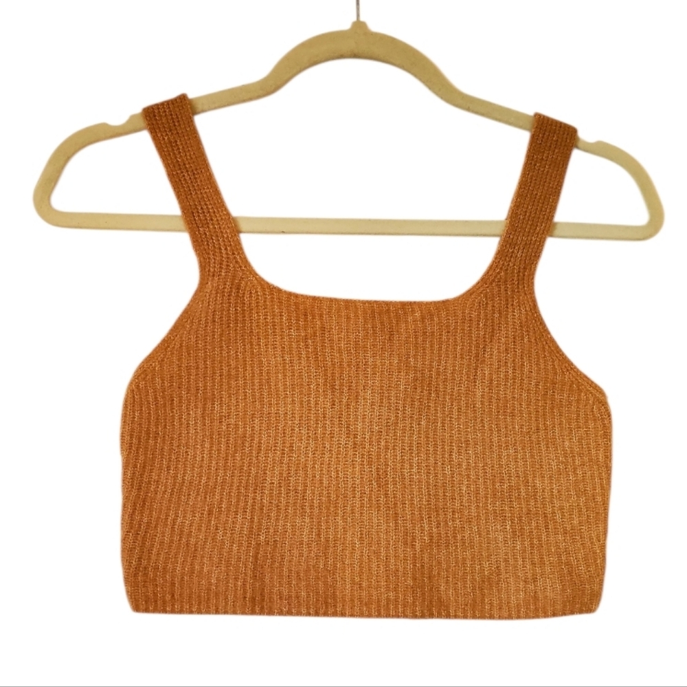 Everlane Crop Top Tank Tops‎ Soft Camel Size Small NWT